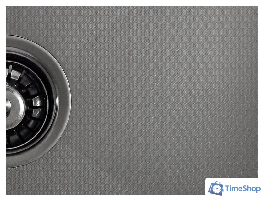 Кухонная мойка Avina Futur FK 4848 B Eco Embossing (черный нано) - Изображение №4 — Интернет-магазин Time-Shop