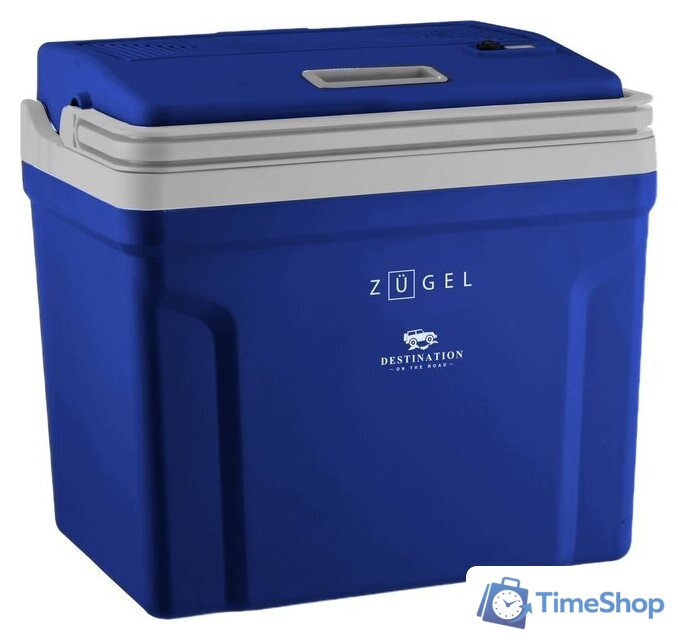 Термоэлектрический автохолодильник ZUGEL ZCR251D 25л (синий) - Изображение №1 — Интернет-магазин Time-Shop
