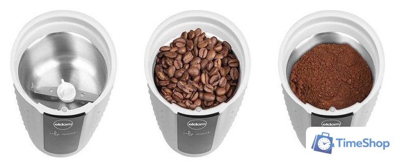 Электрическая кофемолка Eldom MK60 dott - Изображение №4 — Интернет-магазин Time-Shop