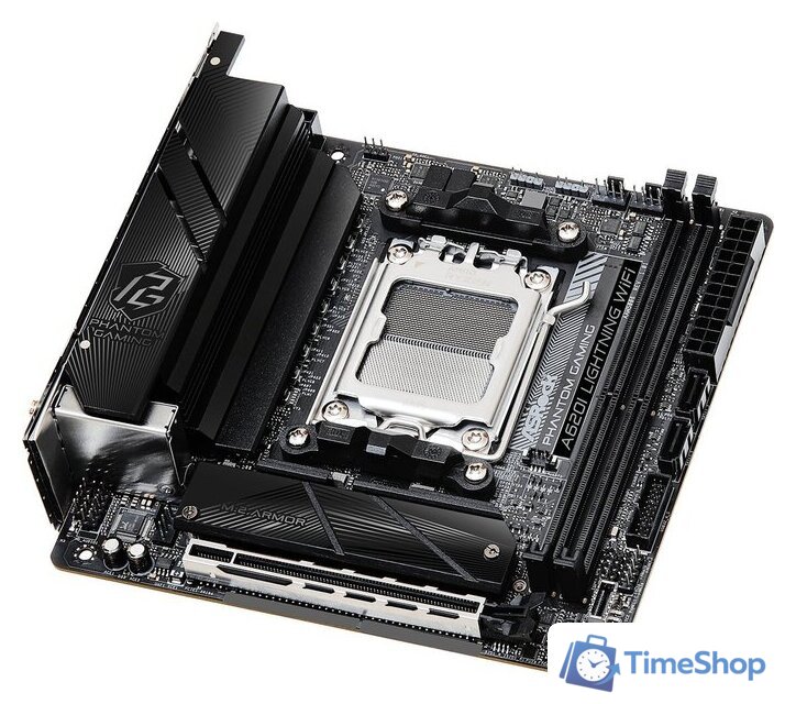 Материнская плата ASRock A620I Lightning WiFi - Изображение №4 — Интернет-магазин Time-Shop