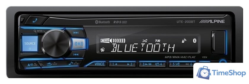 USB-магнитола Alpine UTE-200BT - Изображение №1 — Интернет-магазин Time-Shop