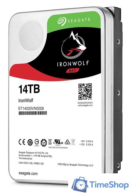 Жесткий диск Seagate IronWolf 14TB ST14000VN0008 - Изображение №2 — Интернет-магазин Time-Shop