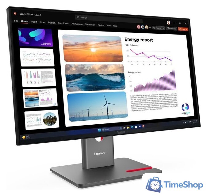 Монитор Lenovo ThinkVision T24v-30 63D8MAT3UK - Изображение №4 — Интернет-магазин Time-Shop