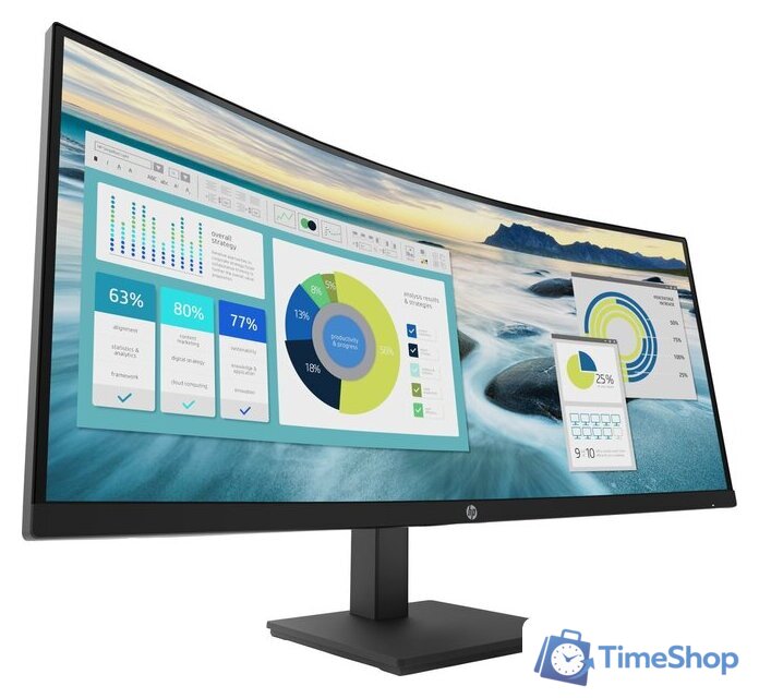 Монитор HP P34hc G4 21Y56AS - Изображение №2 — Интернет-магазин Time-Shop