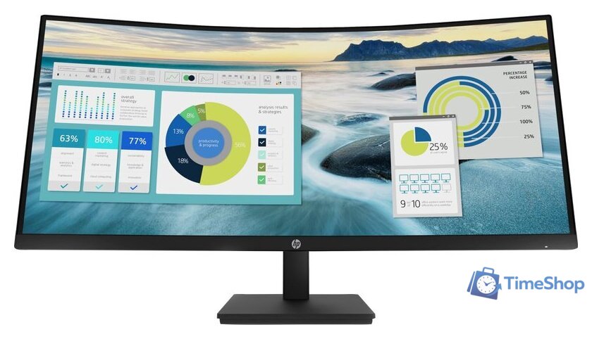 Монитор HP P34hc G4 21Y56AS - Изображение №1 — Интернет-магазин Time-Shop