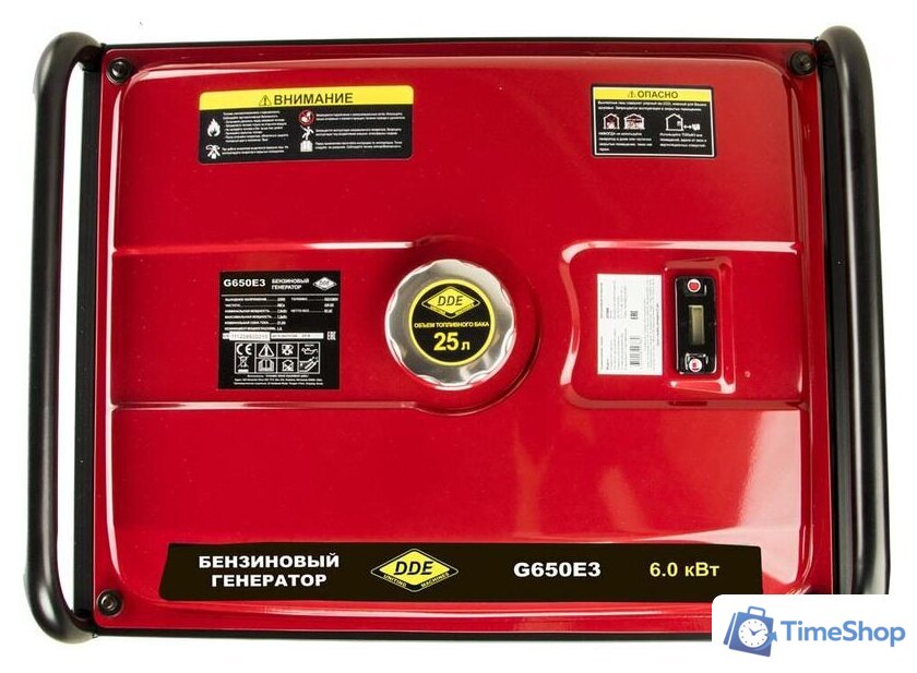 Бензиновый генератор DDE G650E3 - Изображение №4 — Интернет-магазин Time-Shop