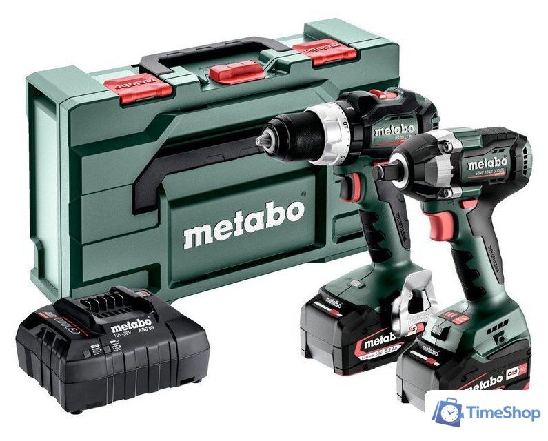  Metabo Combo Set 2.9.3 18V 685203000 (шуруповерт, гайковерт, 2 АКБ, кейс) - Изображение №1 — Интернет-магазин Time-Shop