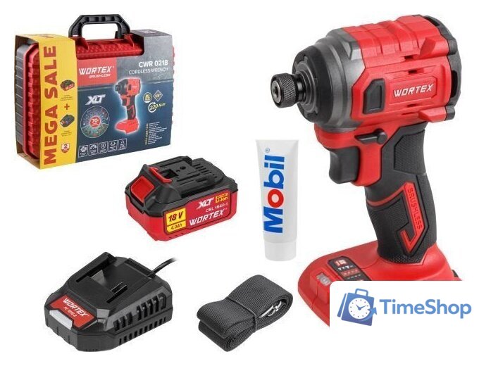 Винтоверт Wortex CWR 0218 1329730 (с 1-им АКБ, кейс) - Изображение №1 — Интернет-магазин Time-Shop