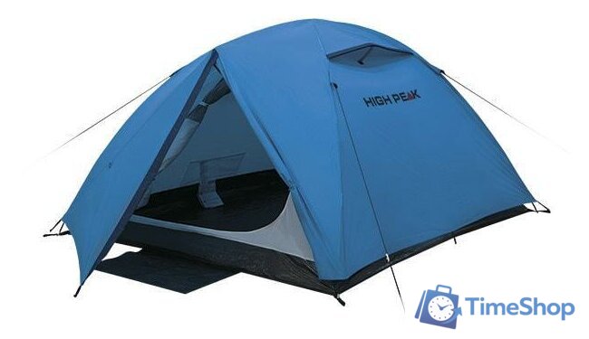 Треккинговая палатка High Peak Kingston 3 10300 (синий) - Изображение №1 — Интернет-магазин Time-Shop