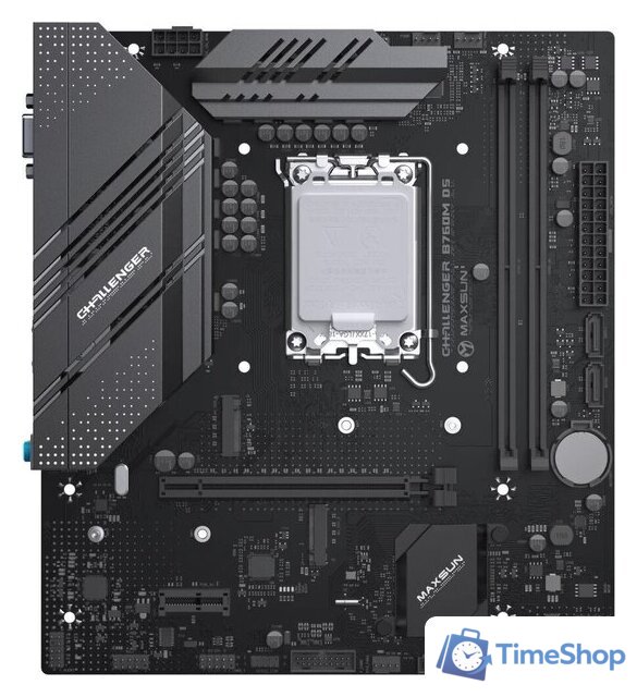 Материнская плата Maxsun Challenger B760M D5 WiFi - Изображение №1 — Интернет-магазин Time-Shop