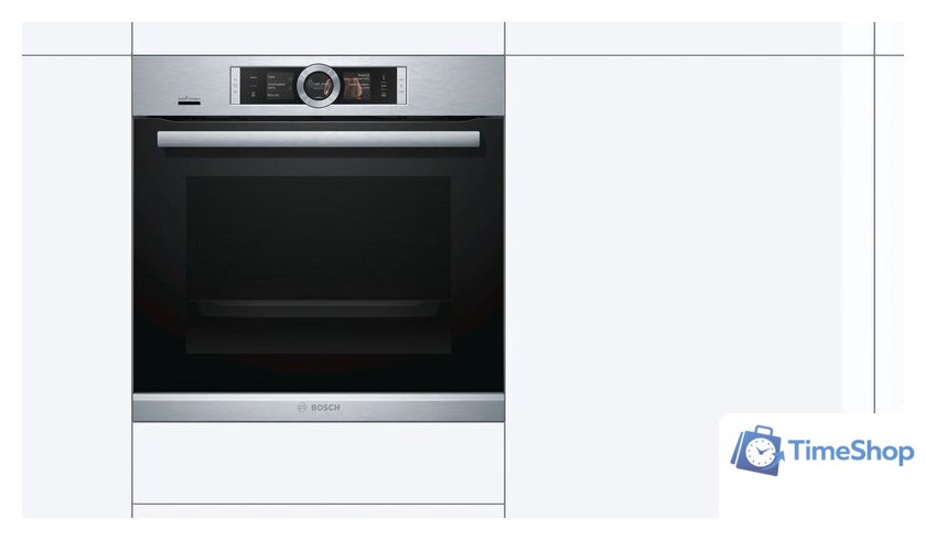 Электрический духовой шкаф Bosch HSG636XS6 - Изображение №2 — Интернет-магазин Time-Shop