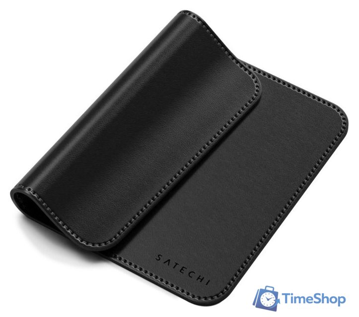 Коврик для мыши Satechi Vegan-Leather Premium Mouse Pad ST-LMPK (черный) - Изображение №2 — Интернет-магазин Time-Shop