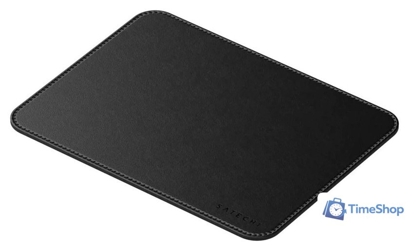 Коврик для мыши Satechi Vegan-Leather Premium Mouse Pad ST-LMPK (черный) - Изображение №1 — Интернет-магазин Time-Shop