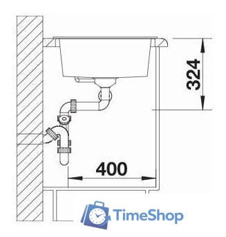 Кухонная мойка Blanco Metra 9 525936 (черный) - Изображение №2 — Интернет-магазин Time-Shop