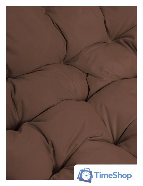 Подвесное кресло M-Group Для двоих 11450105 (белый ротанг/коричневая подушка) - Изображение №11 — Интернет-магазин Time-Shop