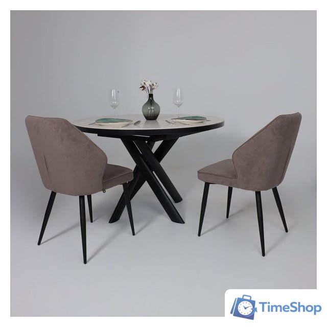 Стул Мамадома Michael (b05 Latte Lux/черный) - Изображение №4 — Интернет-магазин Time-Shop