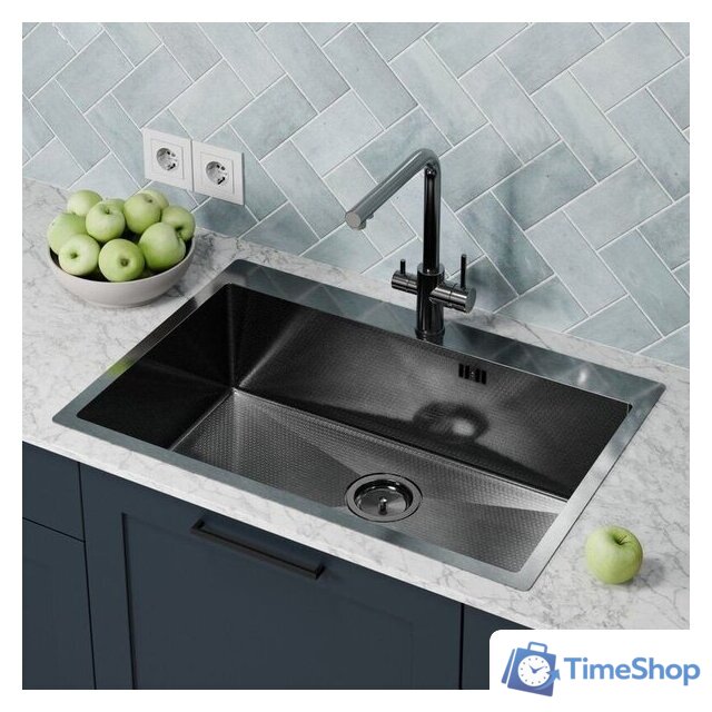 Кухонная мойка Floracio Steel F.7551.GMD - Изображение №2 — Интернет-магазин Time-Shop