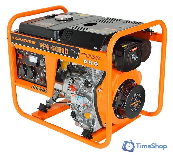 Дизельный генератор Carver PPG-5000D - Изображение №1 — Интернет-магазин Time-Shop
