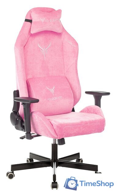Игровое (геймерское) кресло Knight N1 Fabric Light-21 (розовый) - Изображение №1 — Интернет-магазин Time-Shop