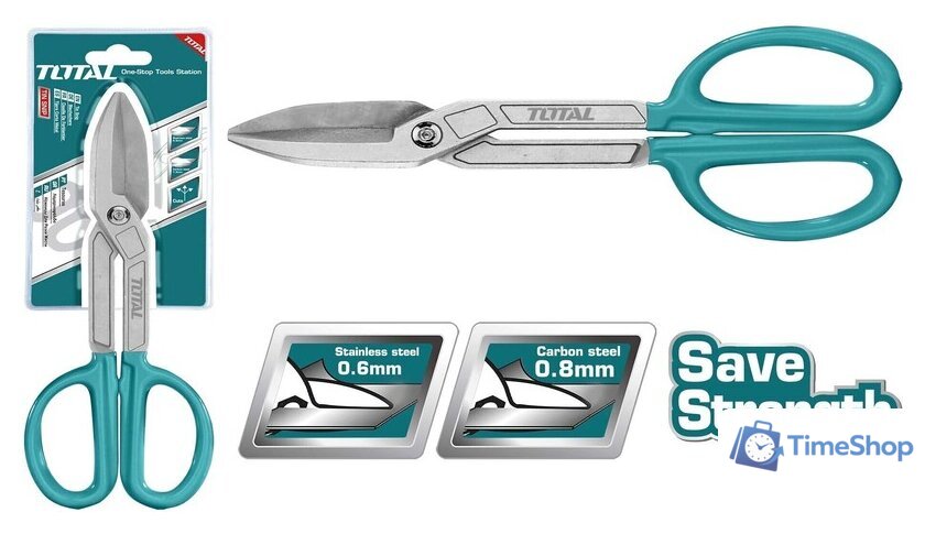 Ножницы по металлу Total THTJ534121 - Изображение №1 — Интернет-магазин Time-Shop