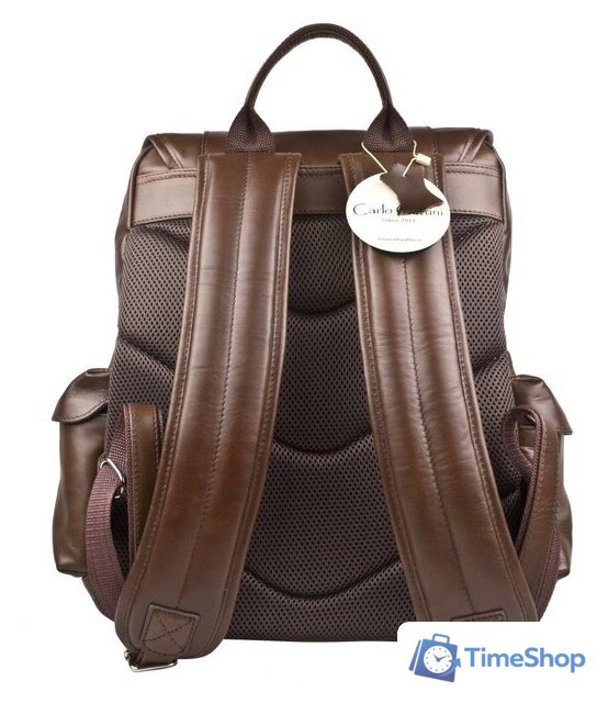 Городской рюкзак Carlo Gattini Premium Montalbano 3097-53 (коричневый) - Изображение №4 — Интернет-магазин Time-Shop