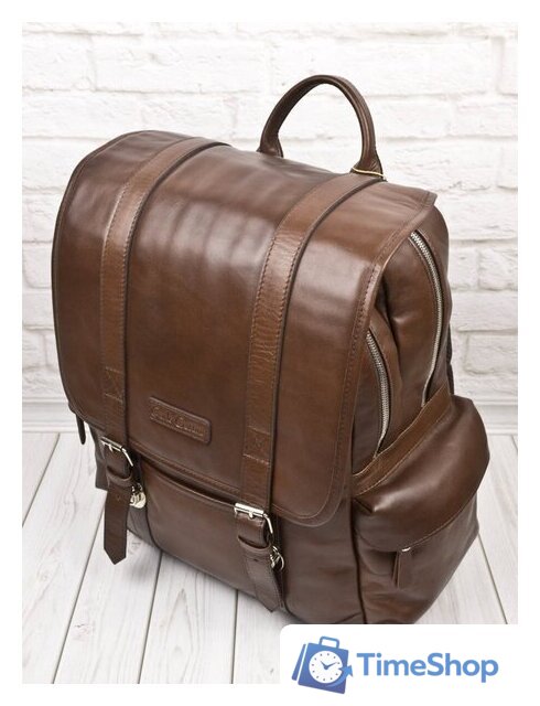 Городской рюкзак Carlo Gattini Premium Montalbano 3097-53 (коричневый) - Изображение №6 — Интернет-магазин Time-Shop