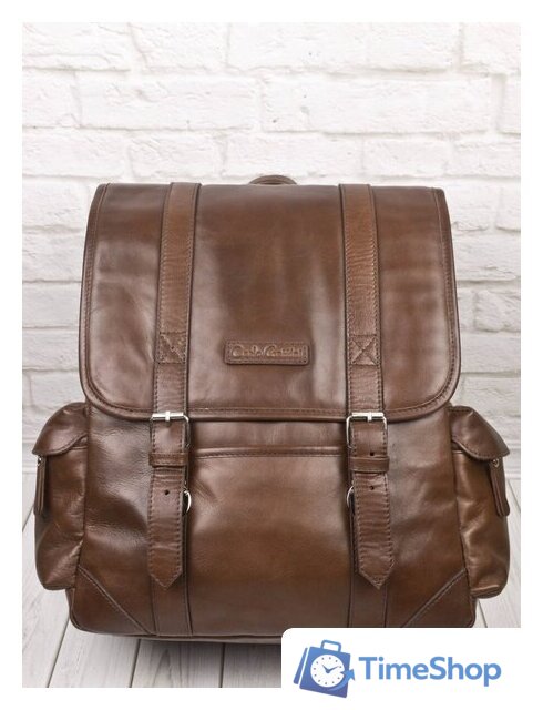 Городской рюкзак Carlo Gattini Premium Montalbano 3097-53 (коричневый) - Изображение №5 — Интернет-магазин Time-Shop