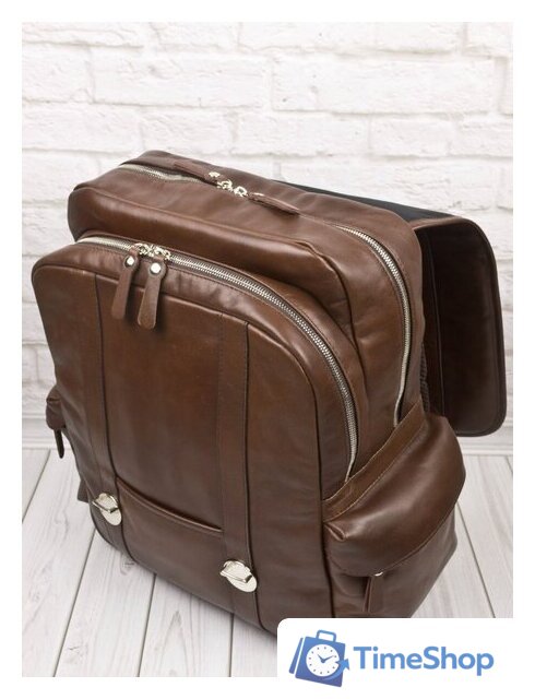 Городской рюкзак Carlo Gattini Premium Montalbano 3097-53 (коричневый) - Изображение №7 — Интернет-магазин Time-Shop
