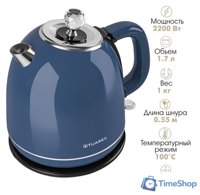 Электрический чайник Tuarex TK-8001 - Изображение №9 — Интернет-магазин Time-Shop