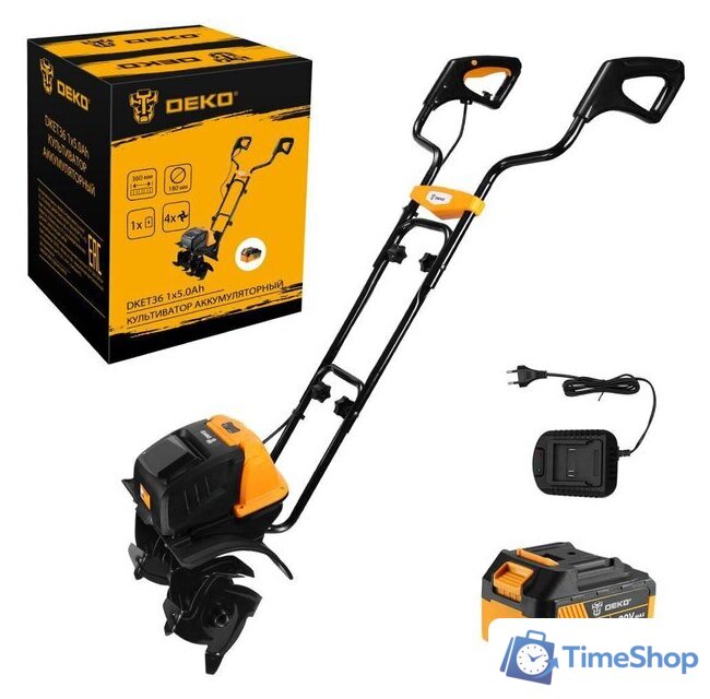 Мотокультиватор аккумуляторный Deko DKET36 065-1233 - Изображение №1 — Интернет-магазин Time-Shop