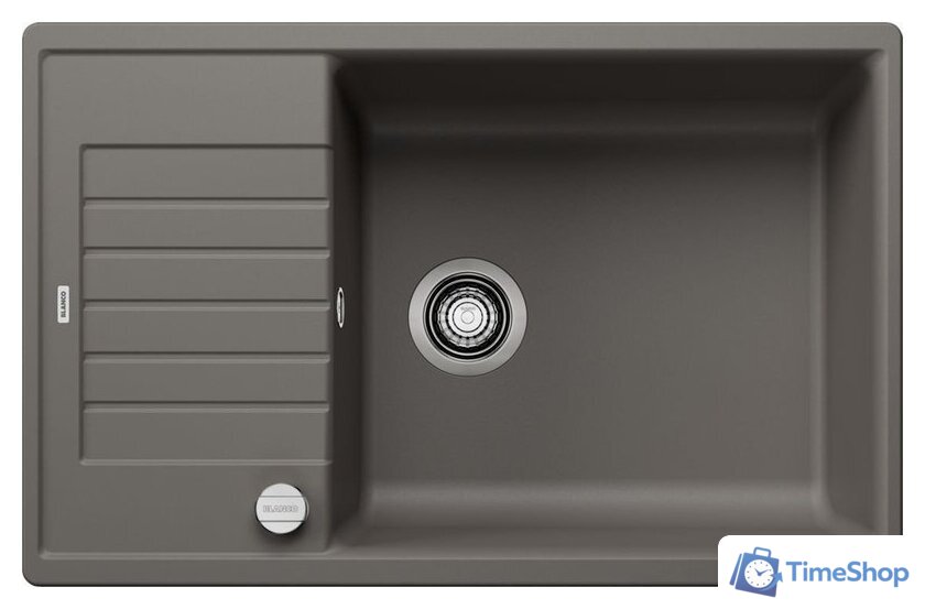 Кухонная мойка Blanco Zia XL 6 S Compact 527396 (вулканический серый, клапан-автомат) - Изображение №1 — Интернет-магазин Time-Shop