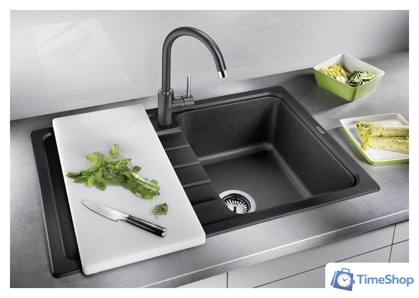 Кухонная мойка Blanco Sona 45 S 527149 (мягкий белый) - Изображение №3 — Интернет-магазин Time-Shop