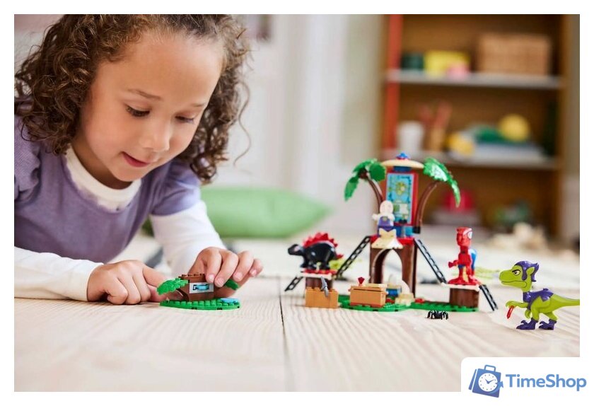 Конструктор LEGO Marvel Битва динозавров Спайди и Гобби возле домика на дереве (11200) - Изображение №11 — Интернет-магазин Time-Shop