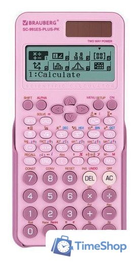 Инженерный калькулятор BRAUBERG SC-991ES-PLUS-PK 272654 - Изображение №1 — Интернет-магазин Time-Shop