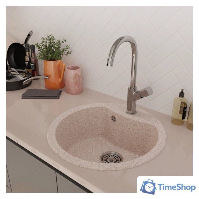 Кухонная мойка Mixline ML-GM09 551793 (песочный) - Изображение №4 — Интернет-магазин Time-Shop