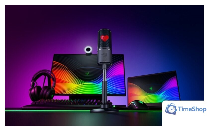 Проводной микрофон Razer Seiren Emote - Изображение №10 — Интернет-магазин Time-Shop