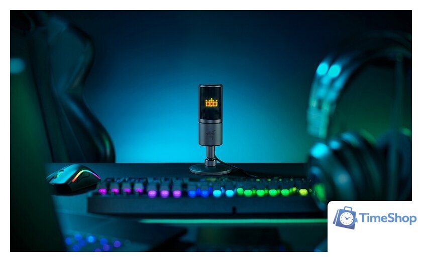 Проводной микрофон Razer Seiren Emote - Изображение №8 — Интернет-магазин Time-Shop