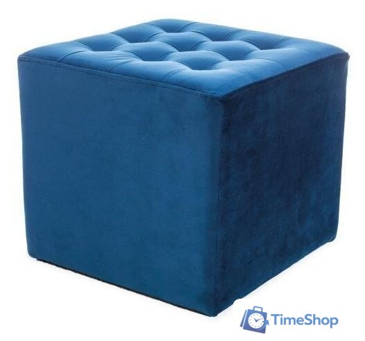 Пуфик Signal LORI VELVET синий - Изображение №1 — Интернет-магазин Time-Shop