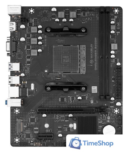 Материнская плата Maxsun Challenger B450M - Изображение №1 — Интернет-магазин Time-Shop