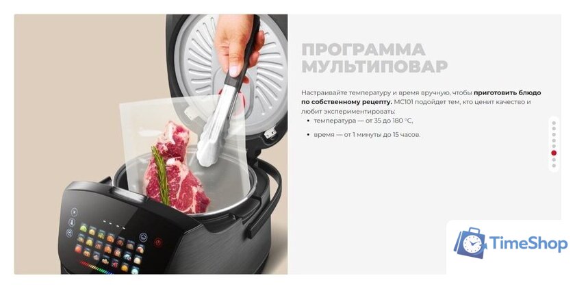 Мультиварка Redmond (Редмонд) MC101 - Изображение №23 — Интернет-магазин Time-Shop