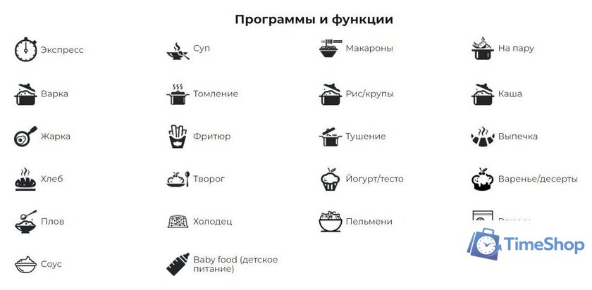 Мультиварка Redmond (Редмонд) MC101 - Изображение №26 — Интернет-магазин Time-Shop