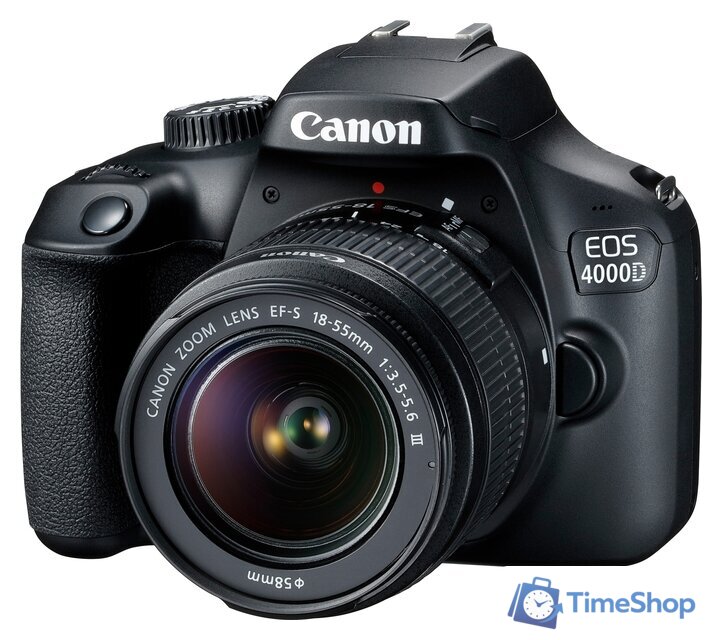 Зеркальный фотоаппарат Canon EOS 4000D Kit 18-55mm III - Изображение №4 — Интернет-магазин Time-Shop