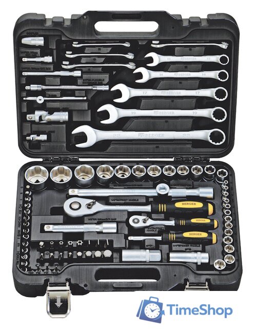 Универсальный набор инструментов Berger BG082-1214 (82 предмета) - Изображение №1 — Интернет-магазин Time-Shop