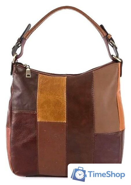 Женская сумка Poshete 827-2011-BCL (коричневый) - Изображение №1 — Интернет-магазин Time-Shop