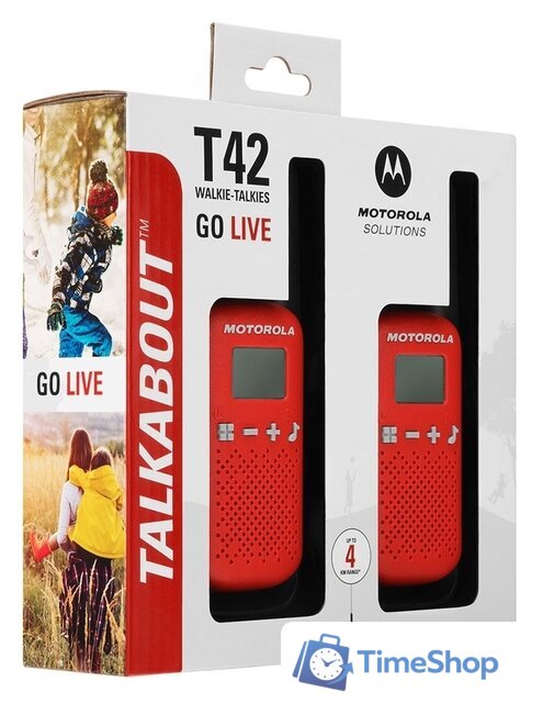Портативная радиостанция Motorola Talkabout T42 (красный) - Изображение №11 — Интернет-магазин Time-Shop