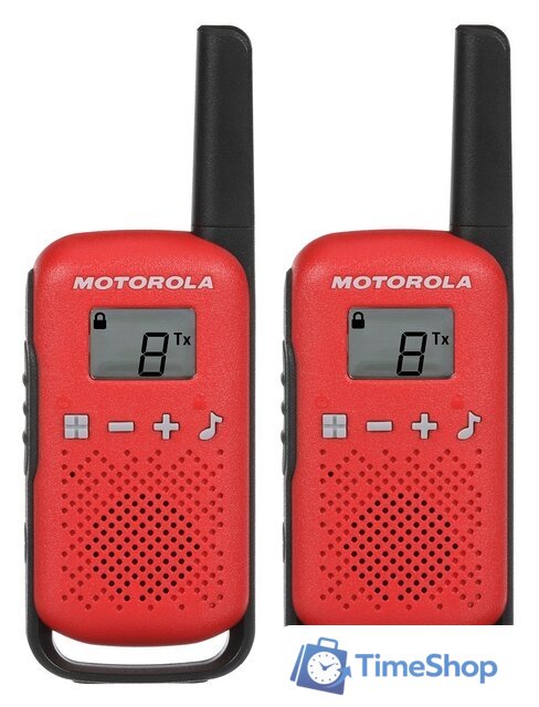 Портативная радиостанция Motorola Talkabout T42 (красный) - Изображение №1 — Интернет-магазин Time-Shop
