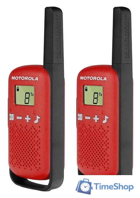 Портативная радиостанция Motorola Talkabout T42 (красный) - Изображение №2 — Интернет-магазин Time-Shop