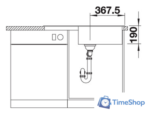 Кухонная мойка Blanco Legra XL 6 S (черный) - Изображение №3 — Интернет-магазин Time-Shop