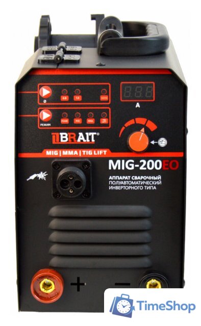 Сварочный инвертор Brait MIG-200EO 18.01.033.043 - Изображение №5 — Интернет-магазин Time-Shop
