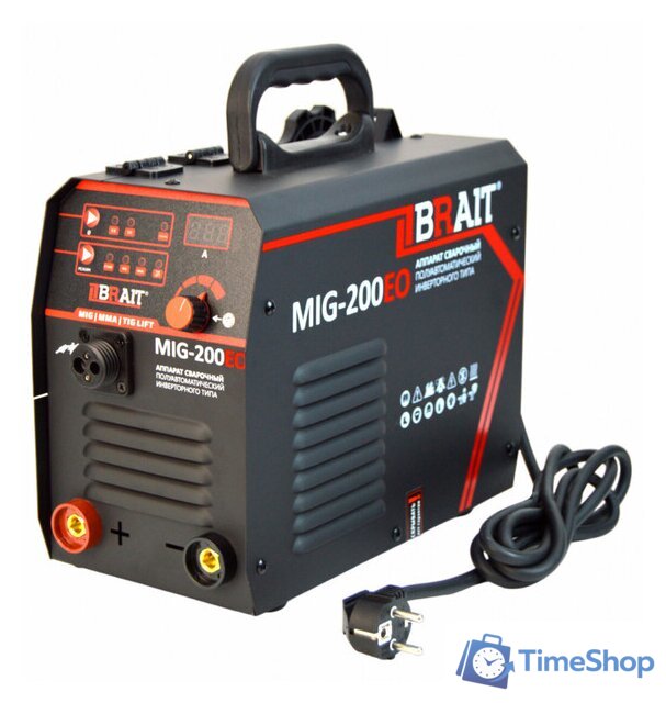 Сварочный инвертор Brait MIG-200EO 18.01.033.043 - Изображение №7 — Интернет-магазин Time-Shop